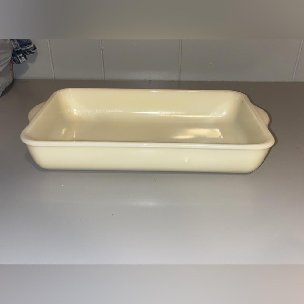 Vintage Fire King Cream Bakeware